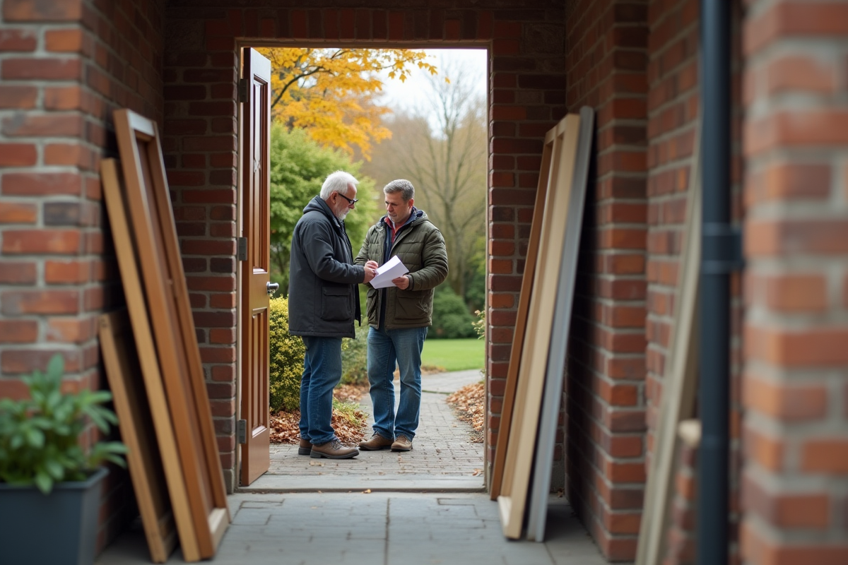 Homme âgé signant un formulaire lors d