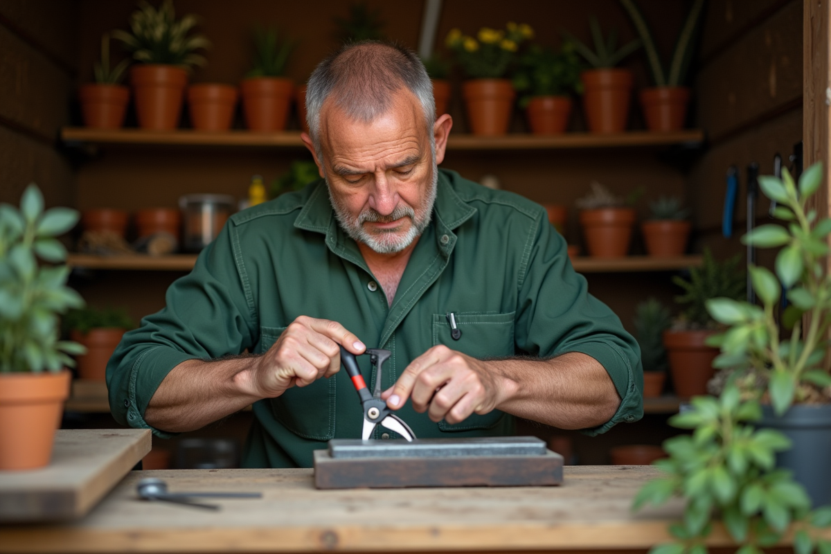 Aiguisage optimal des sécateurs de jardin : techniques et conseils